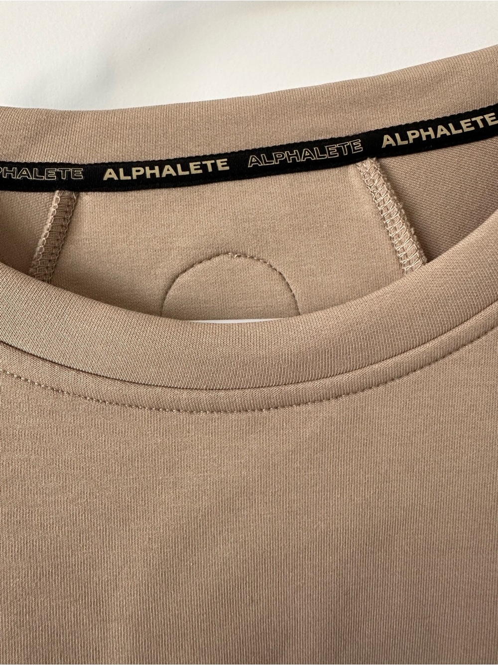 Alphalete Embossed Logo Crewneck - Beige - Picture 2 of 6